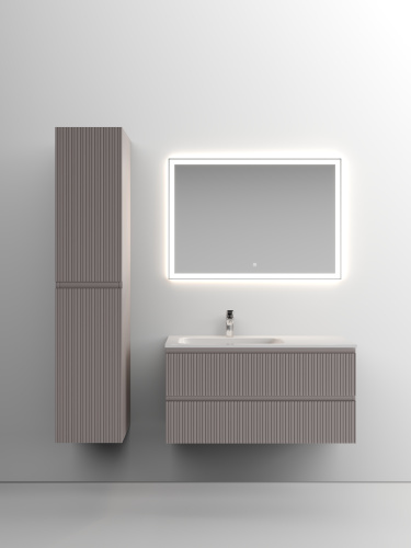 Тумба под раковину Sancos SNOB T SNT100LSM 99,5х44,5х50 настенная - фото 2